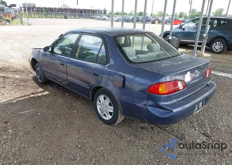 1999 Toyota Corolla Le z USA, uszkodzony, nr VIN 2T1BR12E8XC109982